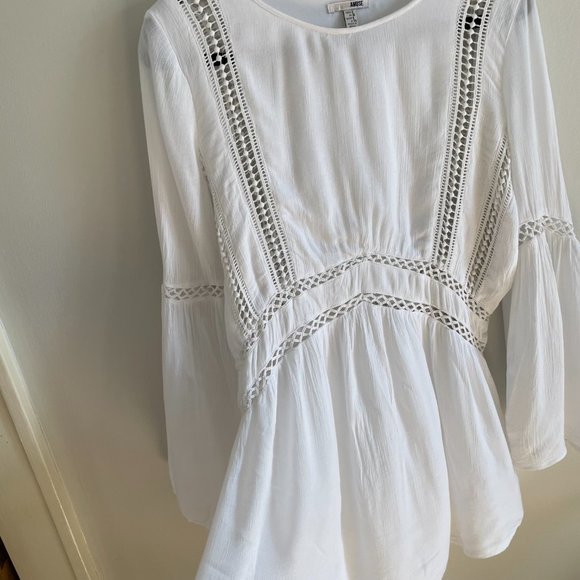 Amuse Society Kensington White Lace Dress - Size Small - Picture 7 of 10